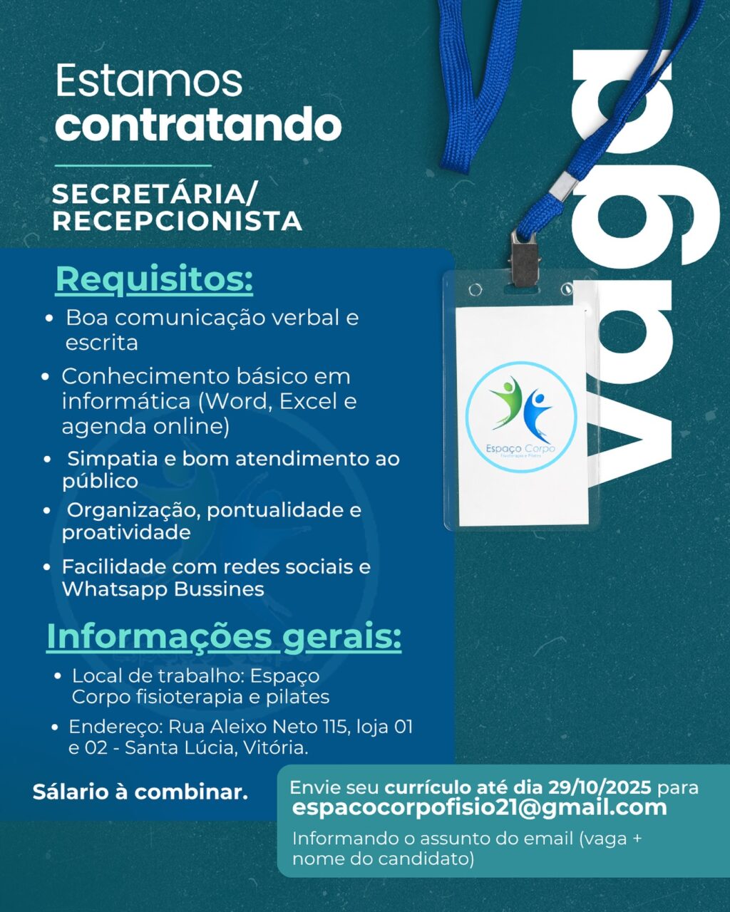 Instagram post from espacocorpofisioterapia. This post is in position 0.